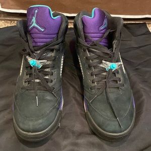 Jordan Black Grape 5 Mens size 14